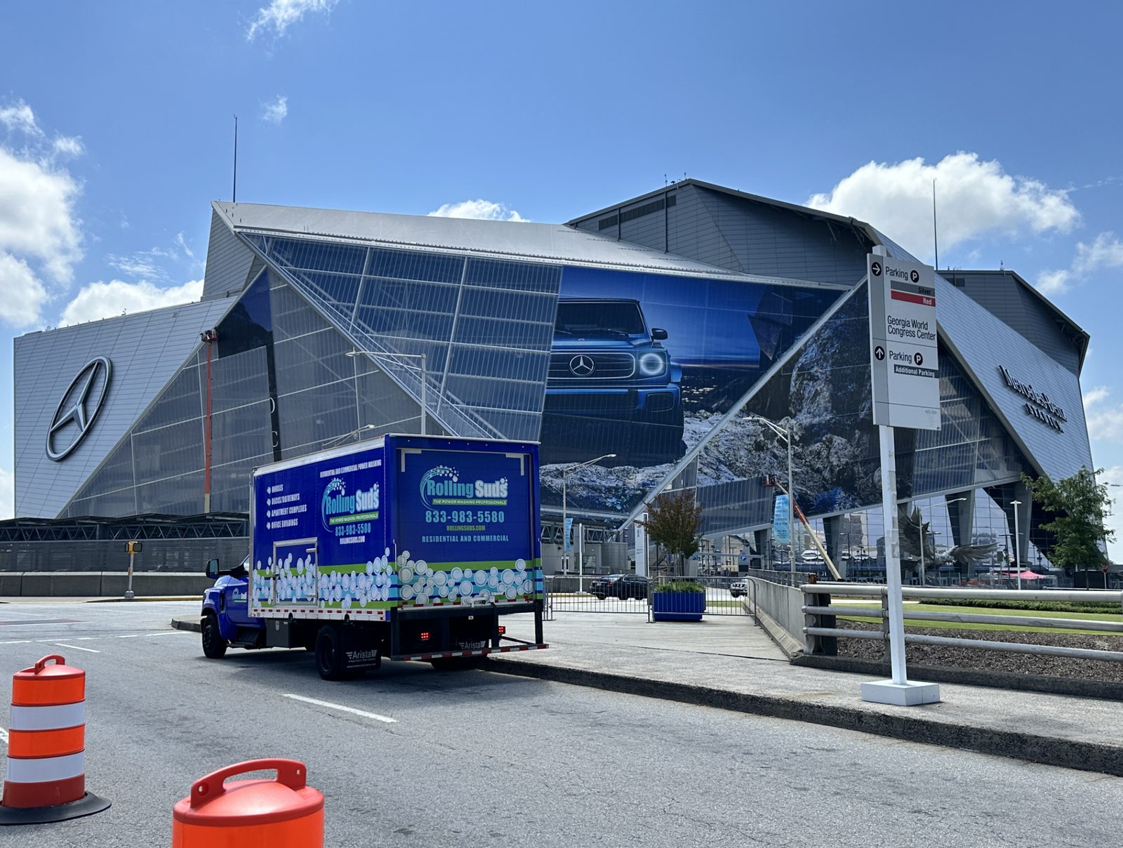 Rolling Suds at Mercedes-Benz Stadium